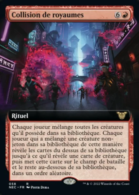 Collision de royaumes, carte Magic NEC 58 — extension Neon Dynasty Commander