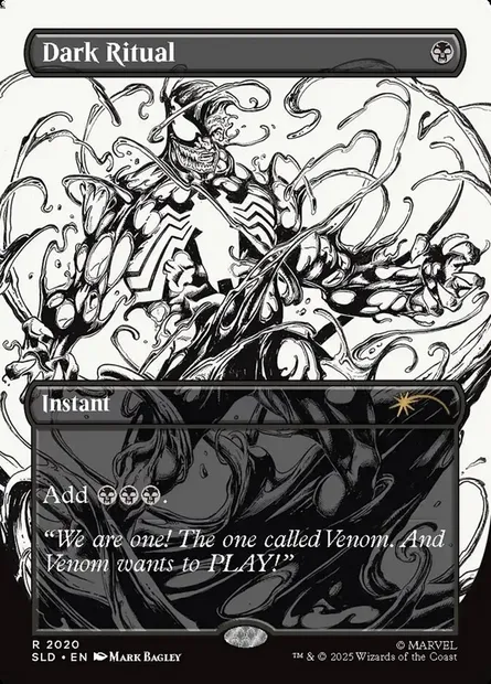 Messe noire, carte Magic SLD 2020 — extension Secret Lair Drop