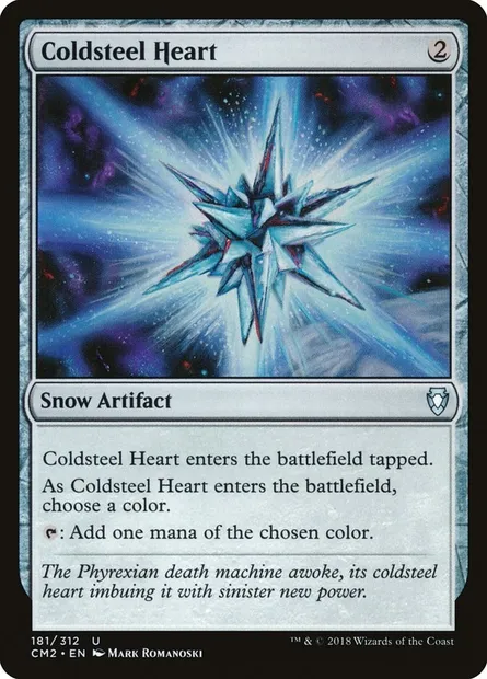 Cœur de froidacier, carte Magic CM2 181 — extension Commander Anthology Volume II