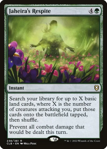 Jaheira's Respite, Magic card CLB 238 — Commander Legends: Battle for Baldur's Gate set