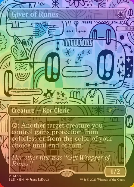 Donneuse de runes, carte Magic SLD 1463★ — extension Secret Lair Drop