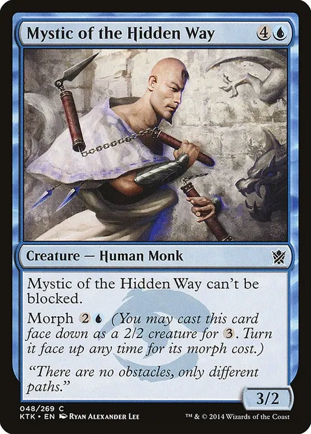 Mystic of the Hidden Way, Magic card KTK 48 — Khans of Tarkir set
