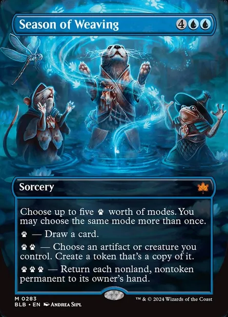 Season of Weaving, Magic card BLB 283 — Bloomburrow set