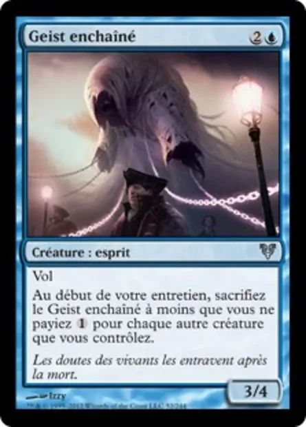 Geist enchaîné, carte Magic AVR 52 — extension Avacyn ressuscitée