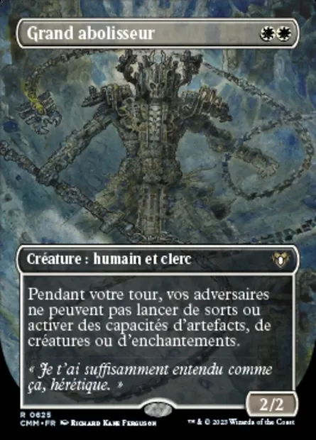 Grand abolisseur, carte Magic CMM 625 — extension Commander Masters
