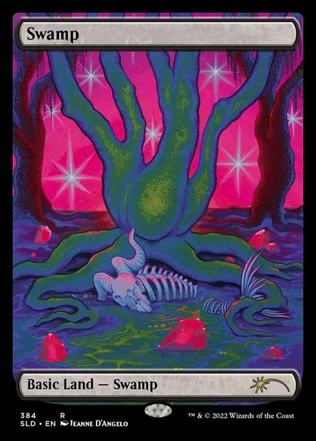 Swamp, Magic card SLD 384 — Secret Lair Drop set