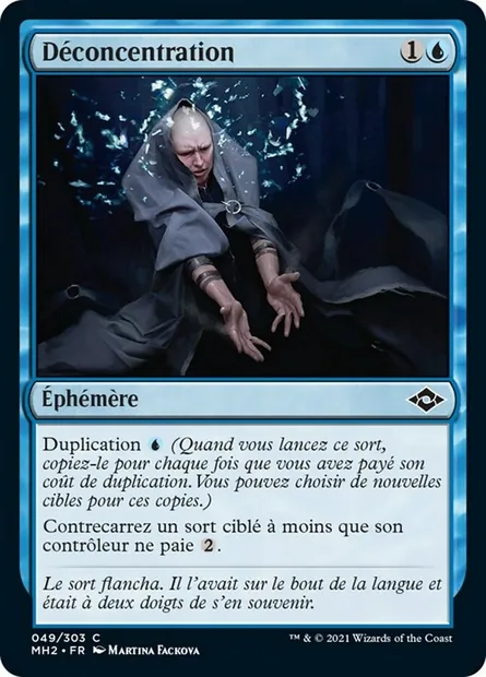 Déconcentration, carte Magic MH2 49 — extension Horizons du Modern 2