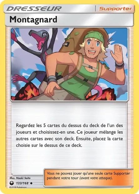 Montagnard, carte Pokémon CES 133 — extension Tempête Céleste