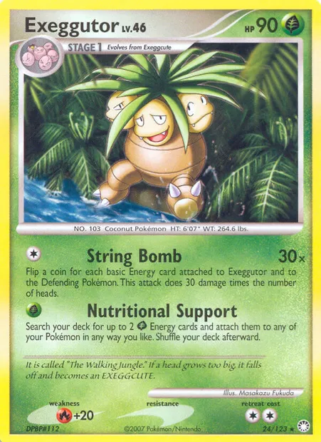 Noadkoko, carte Pokémon MT 24 — extension Trésors Mystérieux
