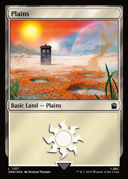 Plaine, carte Magic WHO 1157 — extension Doctor Who