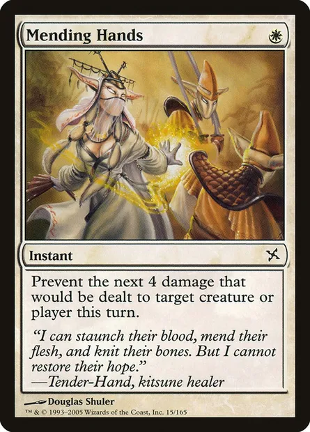 Mending Hands, Magic card BOK 15 — Betrayers of Kamigawa set