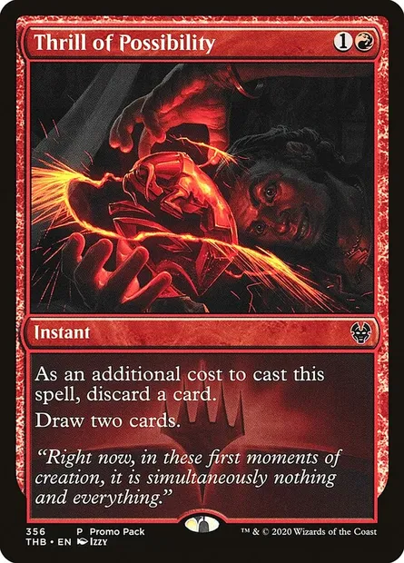 Frisson de probabilité, carte Magic THB 356 — extension Theros Beyond Death