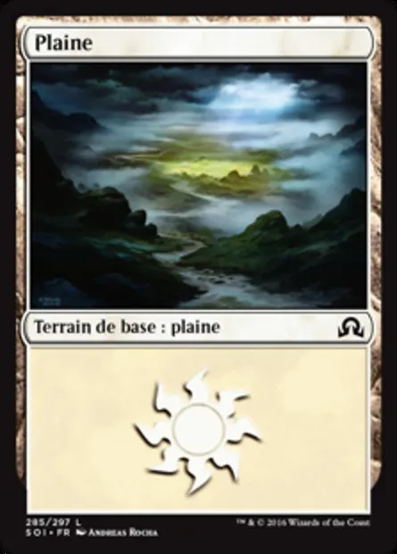 Plaine, carte Magic SOI 285 — extension Ténèbres sur Innistrad