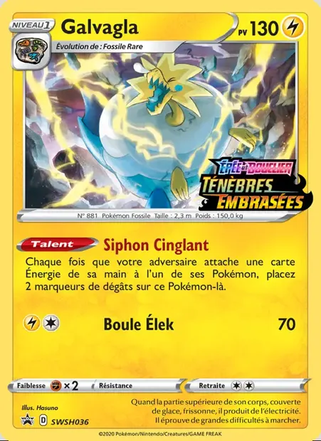 Galvagla, carte Pokémon SWSH 036 — extension Promo SWSH