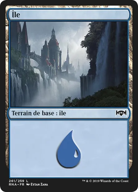 Île, carte Magic RNA 261 — extension L'allégeance de Ravnica