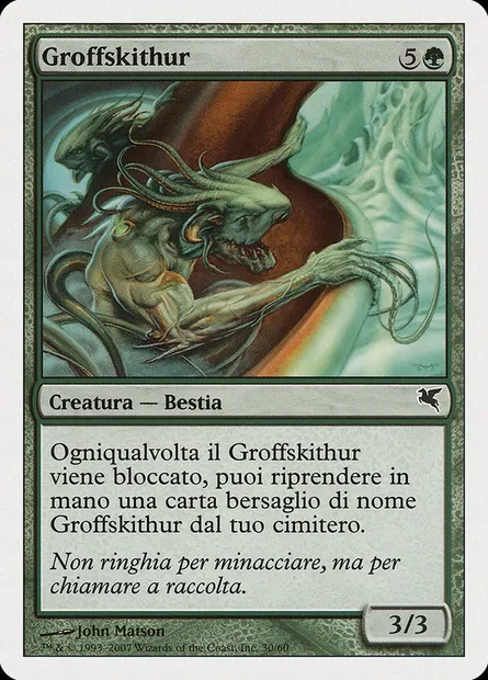 Groffskithur, carte Magic PSAL K30 — extension Salvat 2005