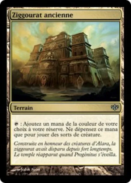 Ziggourat ancienne, carte Magic CON 141 — extension Conflux