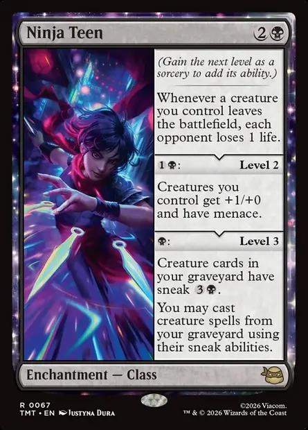 Ninja Teen, Magic card TMT 67 — Teenage Mutant Ninja Turtles set