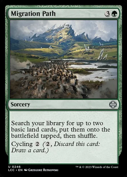 Migration Path, Magic card LCC 246 — The Lost Caverns of Ixalan Commander set
