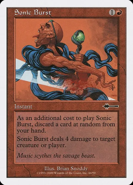 Sonic Burst, Magic card BTD 46 — Beatdown Box Set set