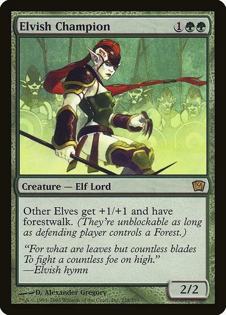 Elvish Champion, Magic card 9ED 238★ — Ninth Edition set