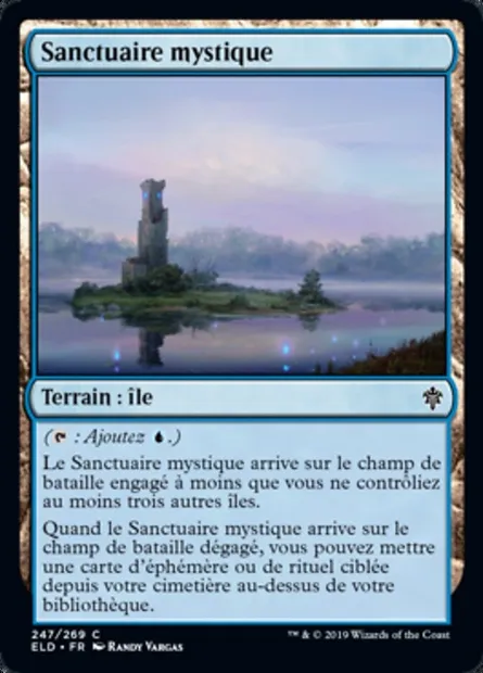 Sanctuaire mystique, carte Magic ELD 247 — extension Throne of Eldraine