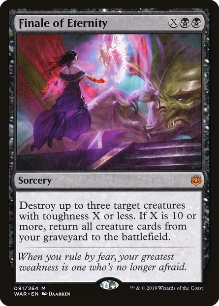 Finale of Eternity, Magic card WAR 91 — War of the Spark set