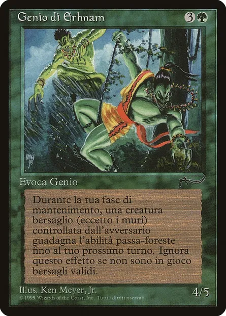 Erhnam Djinn, Magic card RIN 118 — Rinascimento set