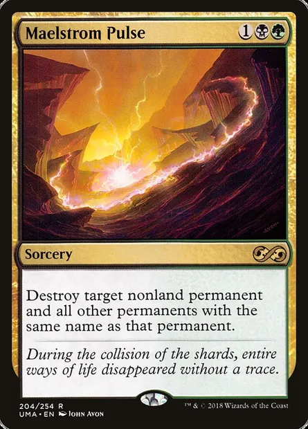 Maelstrom Pulse, Magic card UMA 204 — Ultimate Masters set