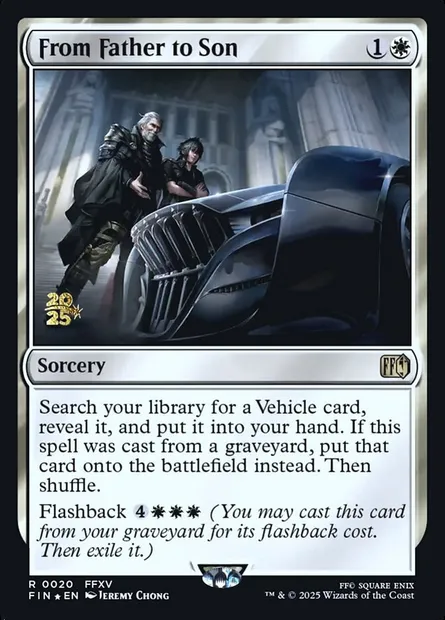 From Father to Son, Magic card PFIN 20s — Final Fantasy Promos set