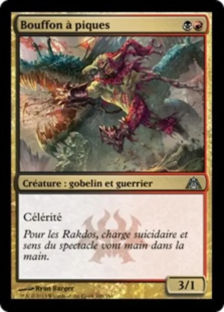 Bouffon à piques, carte Magic DGM 106 — extension Le labyrinthe du dragon
