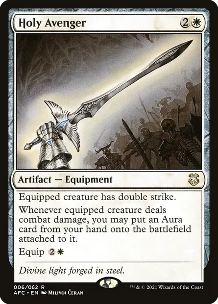 Holy Avenger, Magic card AFC 6 — Forgotten Realms Commander set