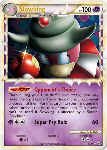 Slowking, Pokémon card UD 85 — Undaunted set