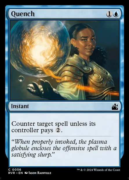 Quench, Magic card RVR 56 — Ravnica Remastered set