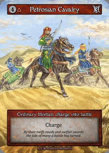 Petrosian Cavalry, carte Sorcery BET 119 — extension Beta