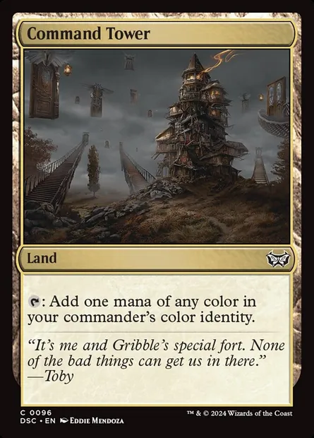 Command Tower, Magic card DSC 96 — Duskmourn: House of Horror Commander set