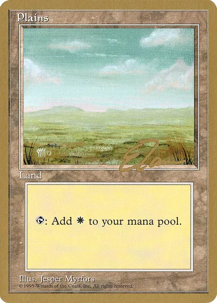 Plaine, carte Magic PTC et364 — extension Pro Tour Collector Set
