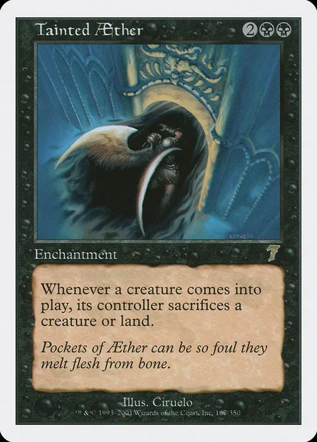 Tainted Aether, Magic card 7ED 167 — Seventh Edition set
