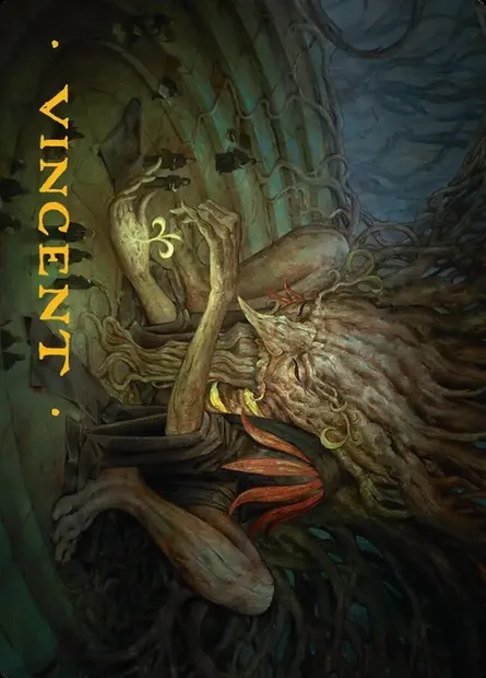 Old-Growth Educator // Old-Growth Educator, Magic card ASOS 20 — Secrets of Strixhaven Art Series set