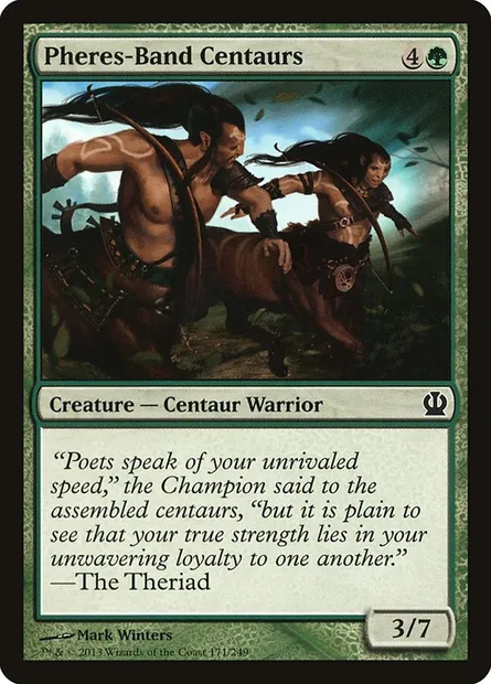 Pheres-Band Centaurs, Magic card THS 171 — Theros set