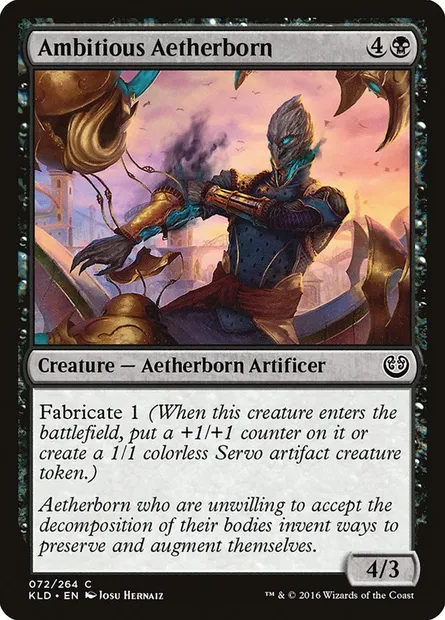 Ambitious Aetherborn, Magic card KLD 72 — Kaladesh set