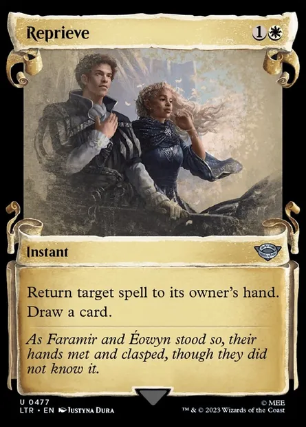 Reprieve, Magic card LTR 477 — The Lord of the Rings: Tales of Middle-earth set