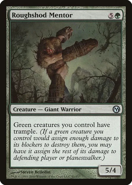 Roughshod Mentor, Magic card DPA 81 — Duels of the Planeswalkers set