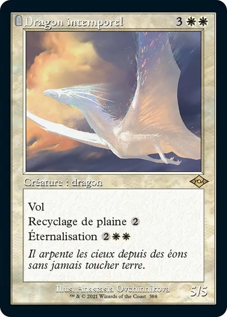 Dragon intemporel, carte Magic MH2 388 — extension Horizons du Modern 2