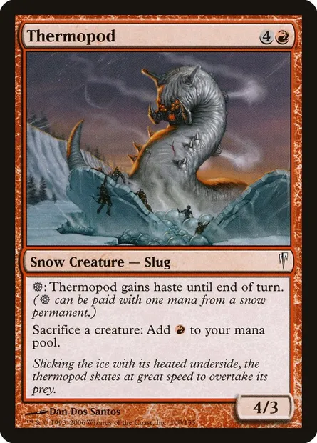 Thermopod, Magic card CSP 100 — Coldsnap set