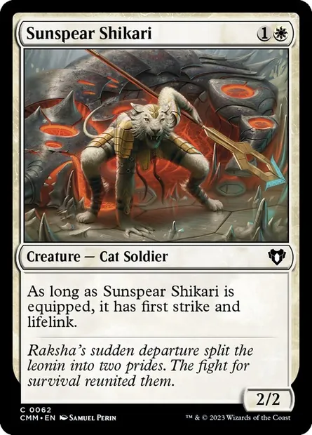 Sunspear Shikari, Magic card CMM 62 — Commander Masters set