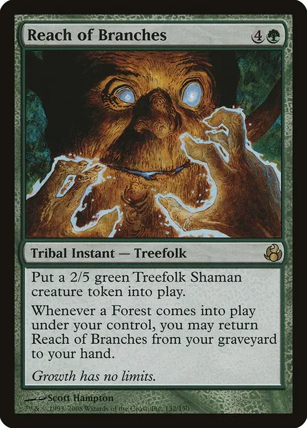 Reach of Branches, Magic card MOR 132 — Morningtide set