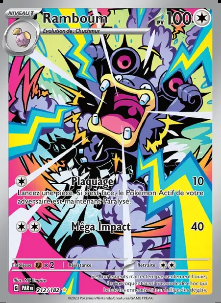 Ramboum, carte Pokémon PAR 212 — extension Faille Paradoxe