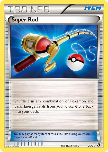 Super Rod, Pokémon card DRV 20 — Dragon Vault set