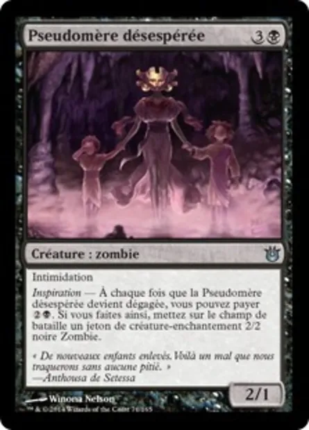 Pseudomère désespérée, carte Magic BNG 71 — extension Créations divines